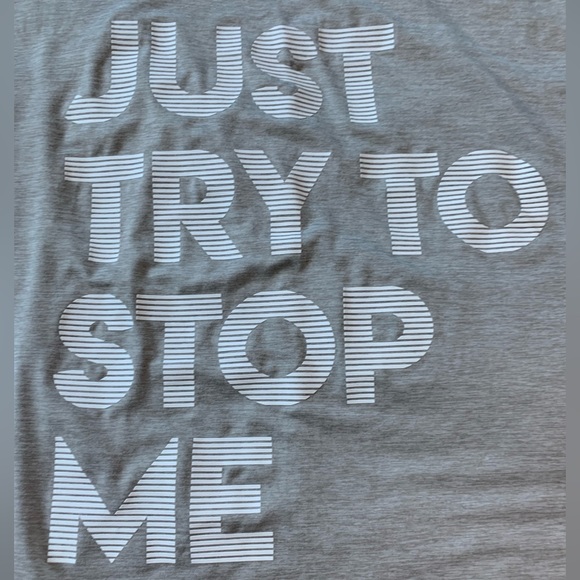 Champion tank top Sz XL “JUST TRY TO STOP ME” - Picture 5 of 11